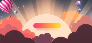 扁平风格暖色淘宝双12商务背景素材高清