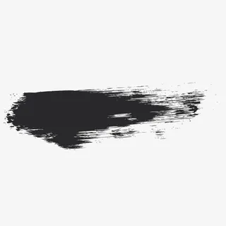 短横水墨笔画免抠