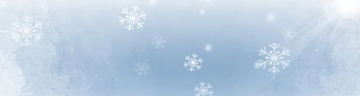 雪景梦幻蓝色banner背景高清