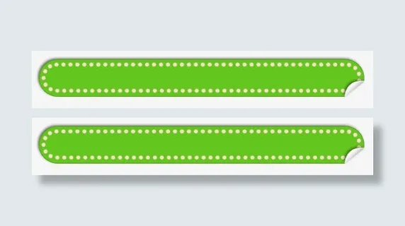 绿色长条 标签免抠