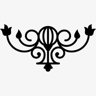 花蕾设计的藤和叶子的轮廓图标免抠