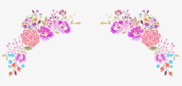 鲜花边框免抠