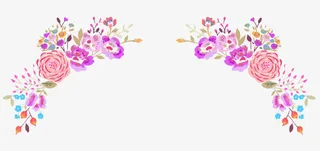 鲜花边框免抠