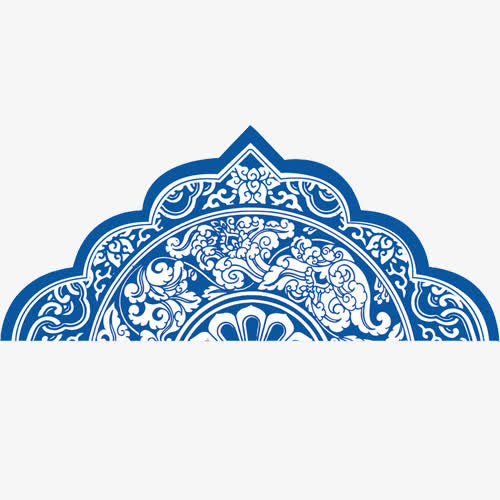 青花图纹素材图片免抠