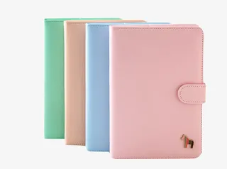 马卡龙色记账本免抠