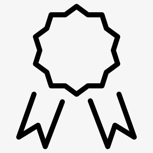 徽章两色带图标免抠