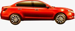 汽车元旦海报素材免抠