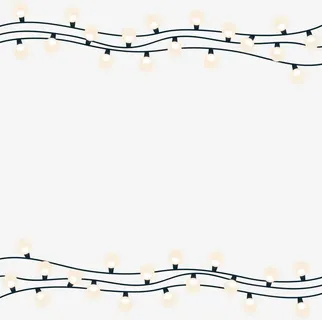 明亮的小彩灯免抠