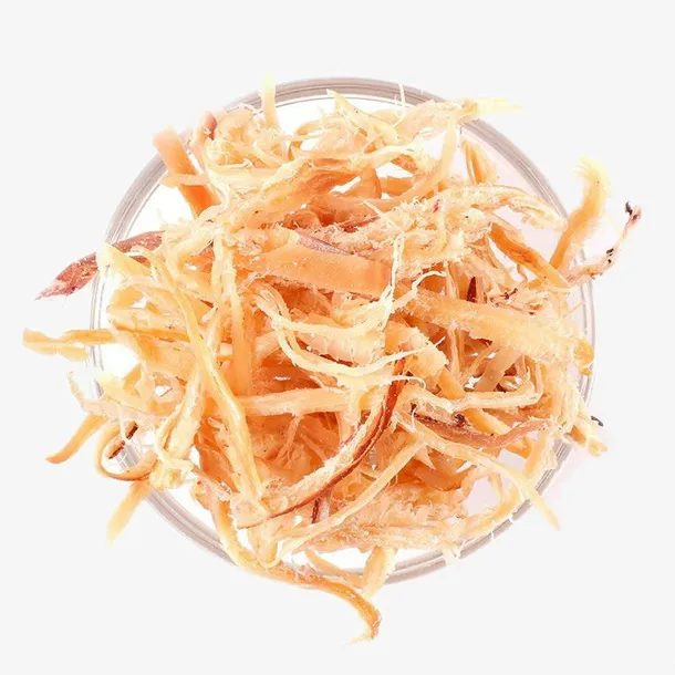 下酒料白色鱿鱼丝免抠