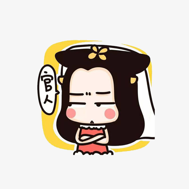 卡通Q版白娘子免抠