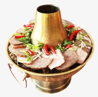 美味叉烧铜火锅免抠