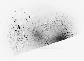 创意合成黑色的碎石免抠