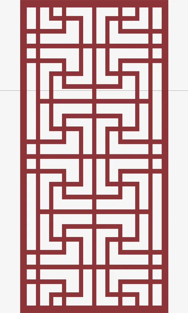 古典中国风窗框免抠