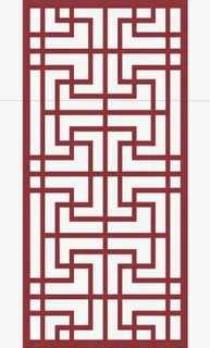 古典中国风窗框免抠