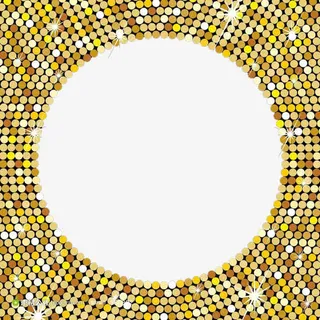 土豪金边框免抠