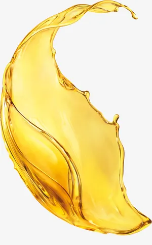 创意质感食用油效果飞溅起来免抠