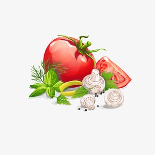 卡通手绘食材免抠