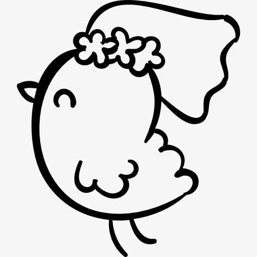 鸡新娘图标免抠
