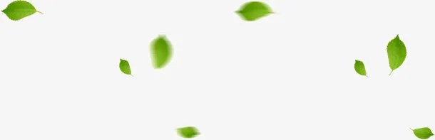 绿叶漂浮免抠