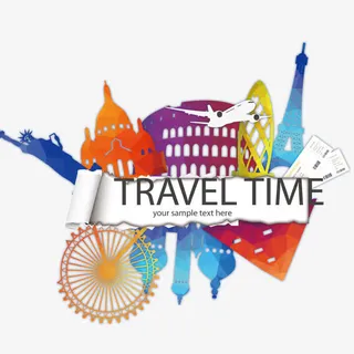 矢量节日游行场景免抠