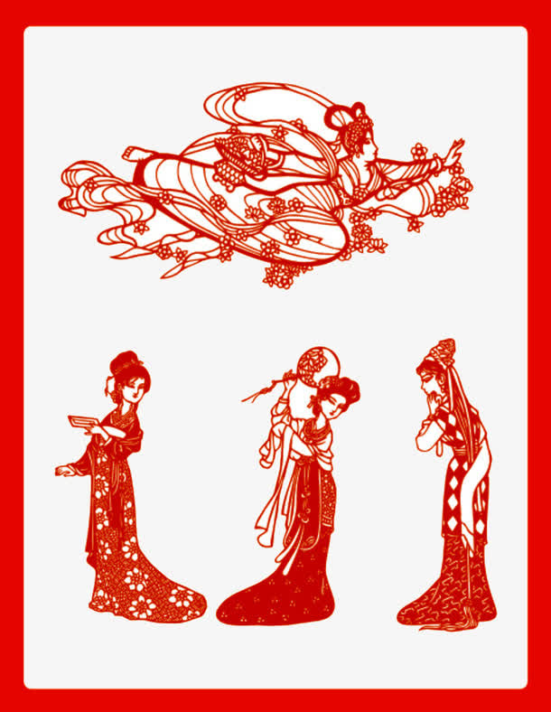 飞天仕女免抠