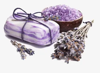 薰衣草制作的香皂免抠