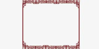 中国风边框门框免抠