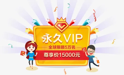 vip会员卡通公告牌免抠