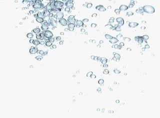 晶莹剔透水花免抠