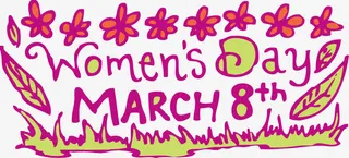 三八节创意图案免抠