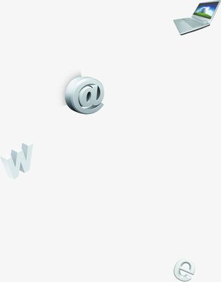 电脑因特网元素图标免抠