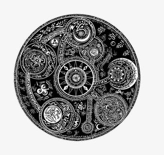 黑色月光魔法阵免抠