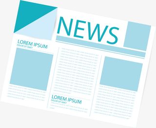 世界新闻自由日一份报纸免抠