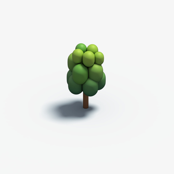 C4D树木模型免抠