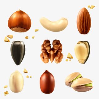 矢量零食干货免抠