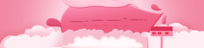 女鞋粉嫩背景banner高清