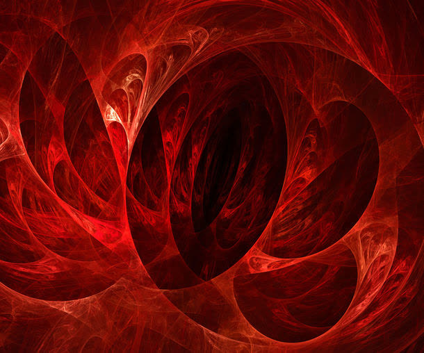 酷炫红色抽象背景免抠