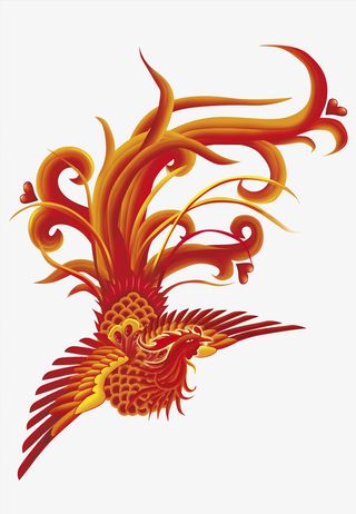 漂亮的凤凰尾巴免抠