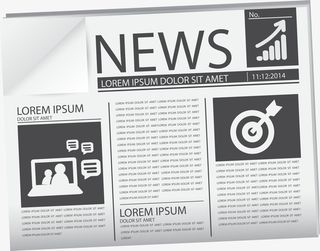 世界新闻自由日一份报纸免抠