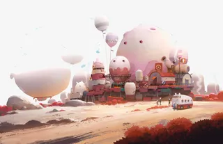 卡通漫画工厂免抠