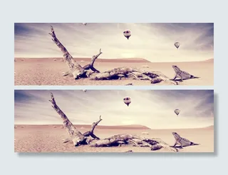 沙漠旅行背景高清