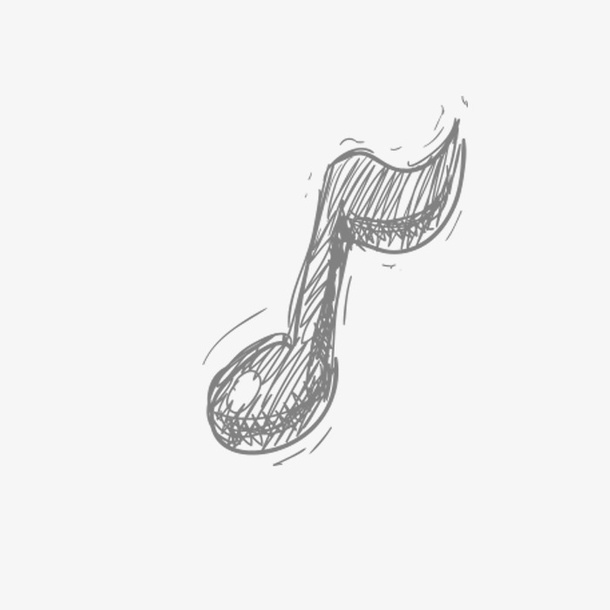 素描音符免抠