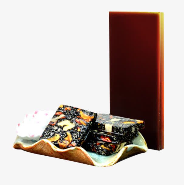 阿胶糕原材料免抠