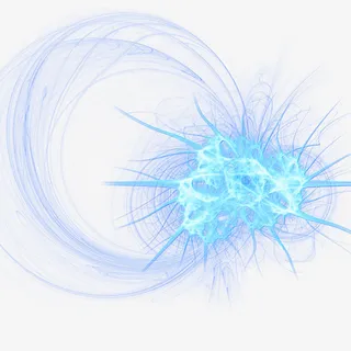 炫酷蓝色光效素材免抠