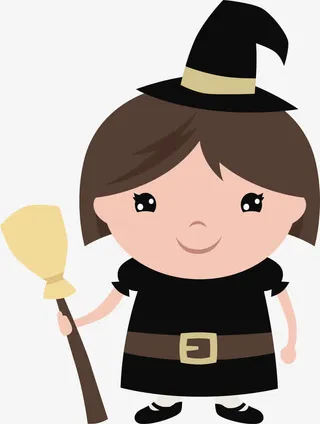 可爱小女巫免抠