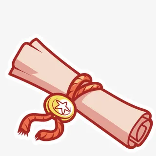 矢量信件纸张免抠