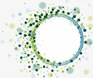 圆形炫彩元素免抠