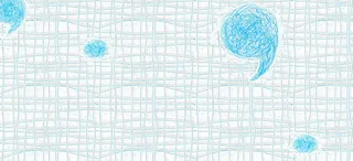 简约淡雅的蓝色线团高清