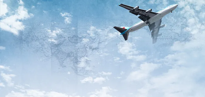 商务部类航空背景高清