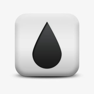 磨砂白广场图标自然奇迹雨滴自然免抠